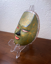 Load image into Gallery viewer, Vintage Handpainted Carved Wood Mask
