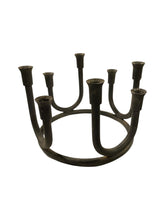 Load image into Gallery viewer, Cast Iron Circular Candle Holder
