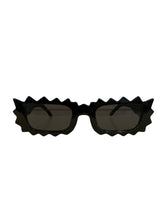 Load image into Gallery viewer, Onyx Jagged Sunnies
