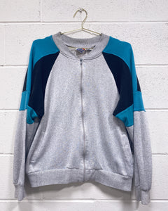 Vintage Sport Zip Up Sweater (XL)