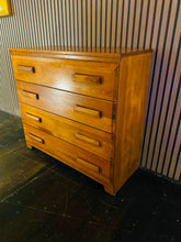 Load image into Gallery viewer, Primitive Pine Four Drawer Dresser
