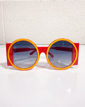Load image into Gallery viewer, Red and Orange Round Sunnies
