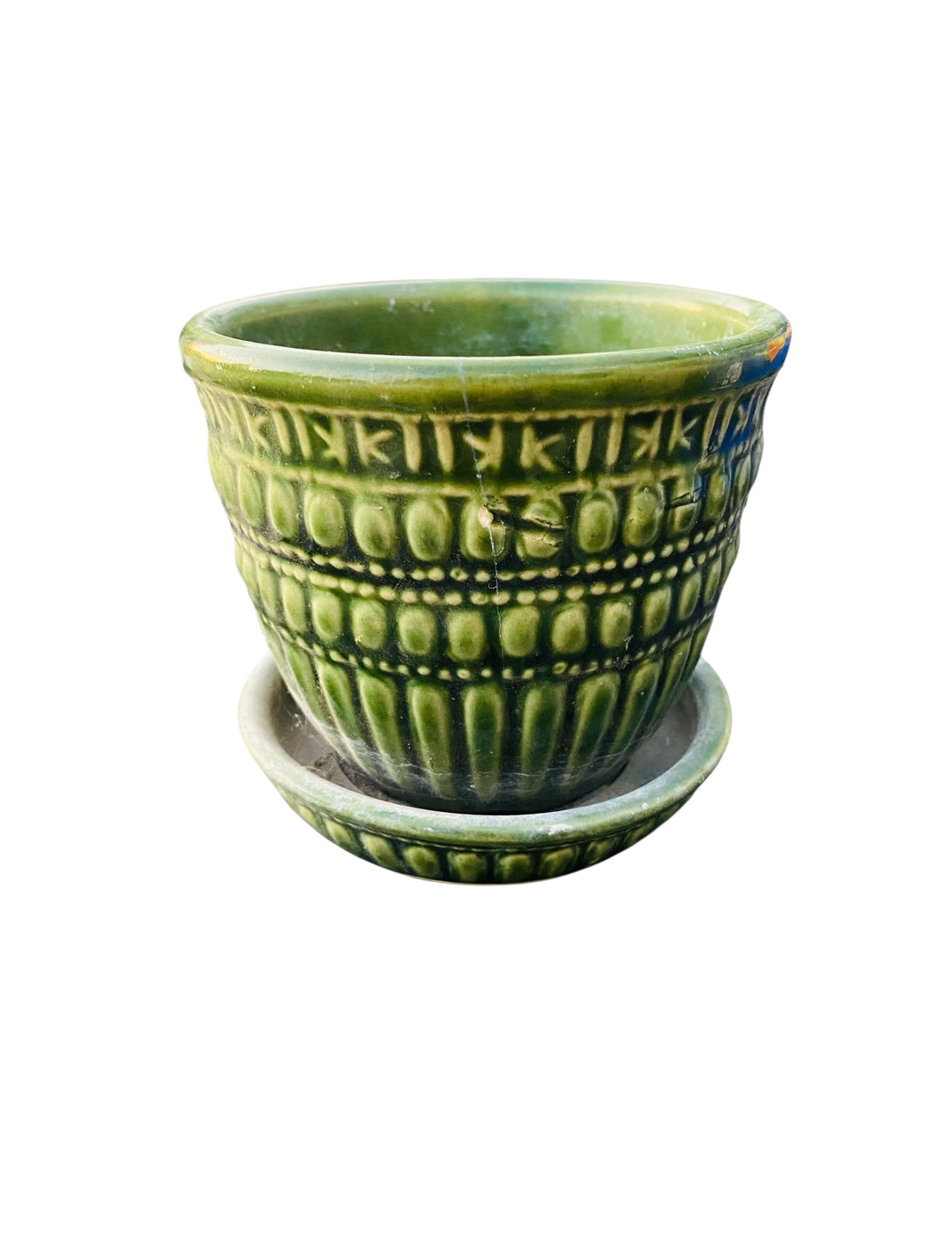Rare Small Green Mc Coy Pot