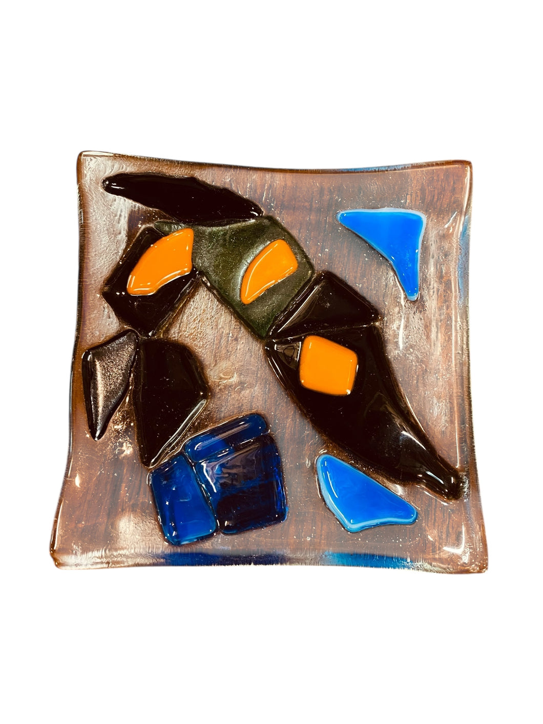 Square Orange and Blue Catchall