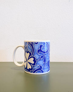 Hibiscus Tapa-Blue Mug