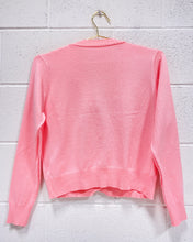 Load image into Gallery viewer, Pink Ruffled Cardigan (S)
