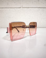 Load image into Gallery viewer, Rose Colored Sunnies with Patterned Sides
