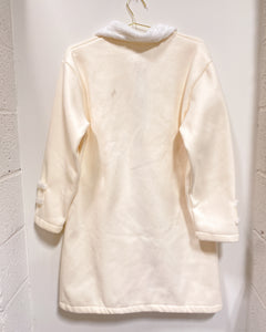 Lightweight Cream Jacket with Toggle Buttons (4)