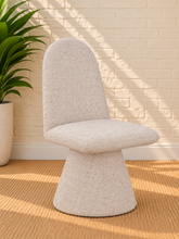 Load image into Gallery viewer, Ethel Upholstered Interwoven Fabric Dining Chair in Vanilla Oat
