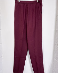 Vintage Burgundy Slacks (6)