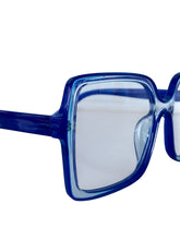 Load image into Gallery viewer, Fashionable Tranparent Blue Glasses
