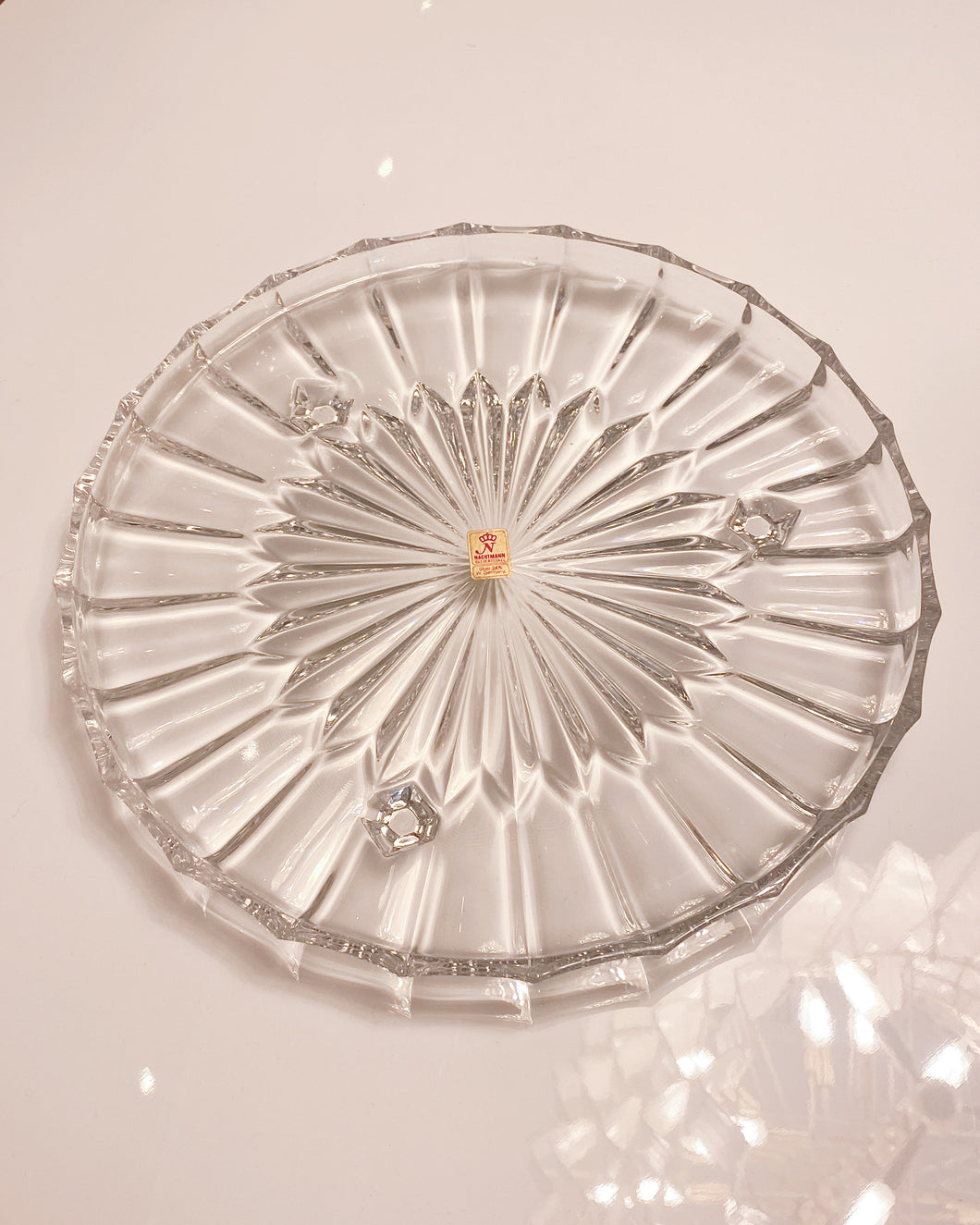 West German Crystal Tray