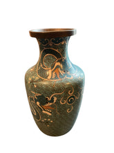 Load image into Gallery viewer, Chinese Cloissone Dragon Vase
