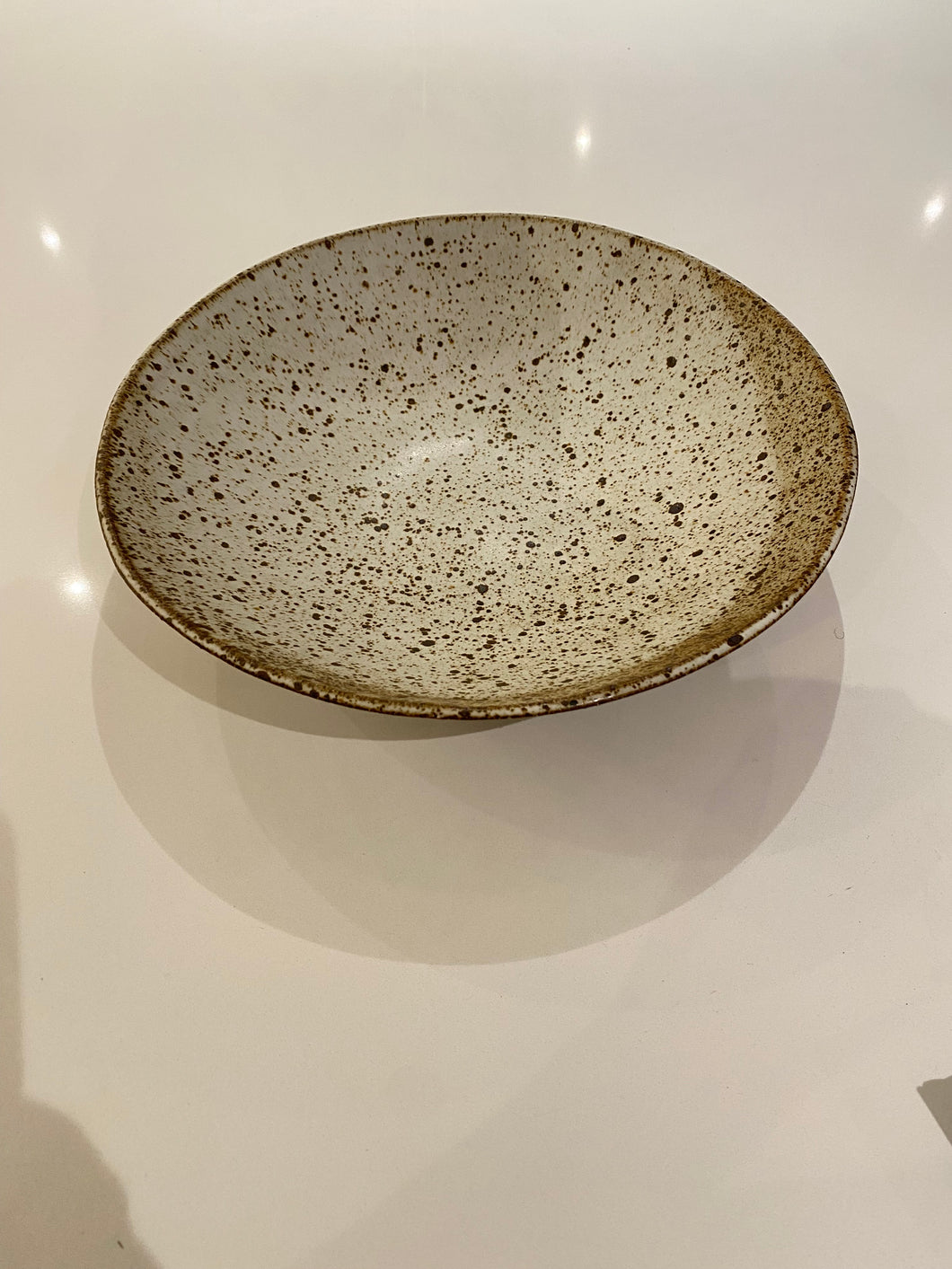 Large Speckled Studio Pottry Bowl