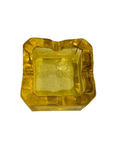 Load image into Gallery viewer, Thick Heavy Yellow MCM Ashtray

