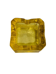 Thick Heavy Yellow MCM Ashtray