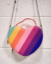 Load image into Gallery viewer, Rainbow Heart Purse
