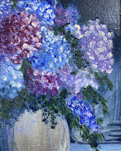Painting of Hydrangeas by Sarah Deen