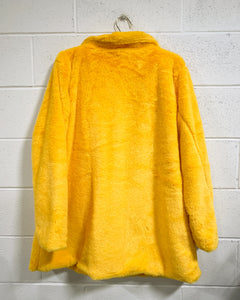 Mustard Furry Coat (2XL)