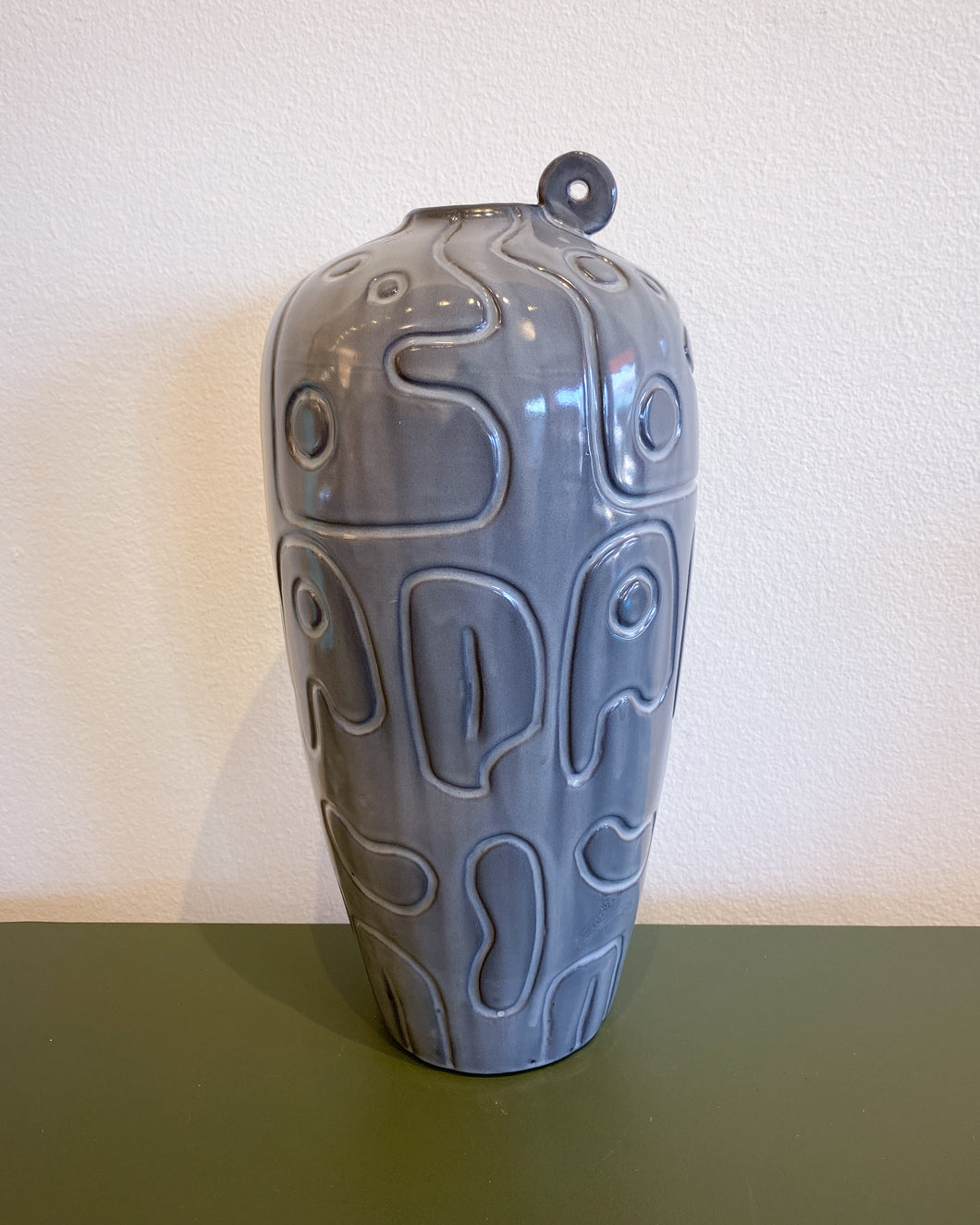 Grey Sculptural Vase