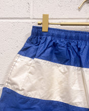 Load image into Gallery viewer, Vintage Blue and Cream Swim Shorts (L)
