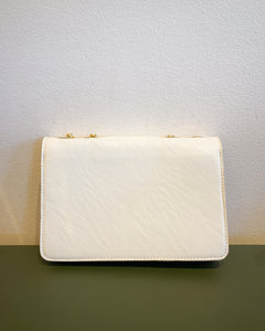 Cream, Blue and Black Purse