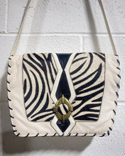 Load image into Gallery viewer, Vintage Sharif Handbag with Zebra Motif
