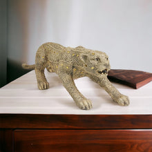 Load image into Gallery viewer, Leopard Gem Sculpture
