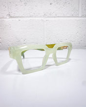Load image into Gallery viewer, Mint Green Rectagular Glasses
