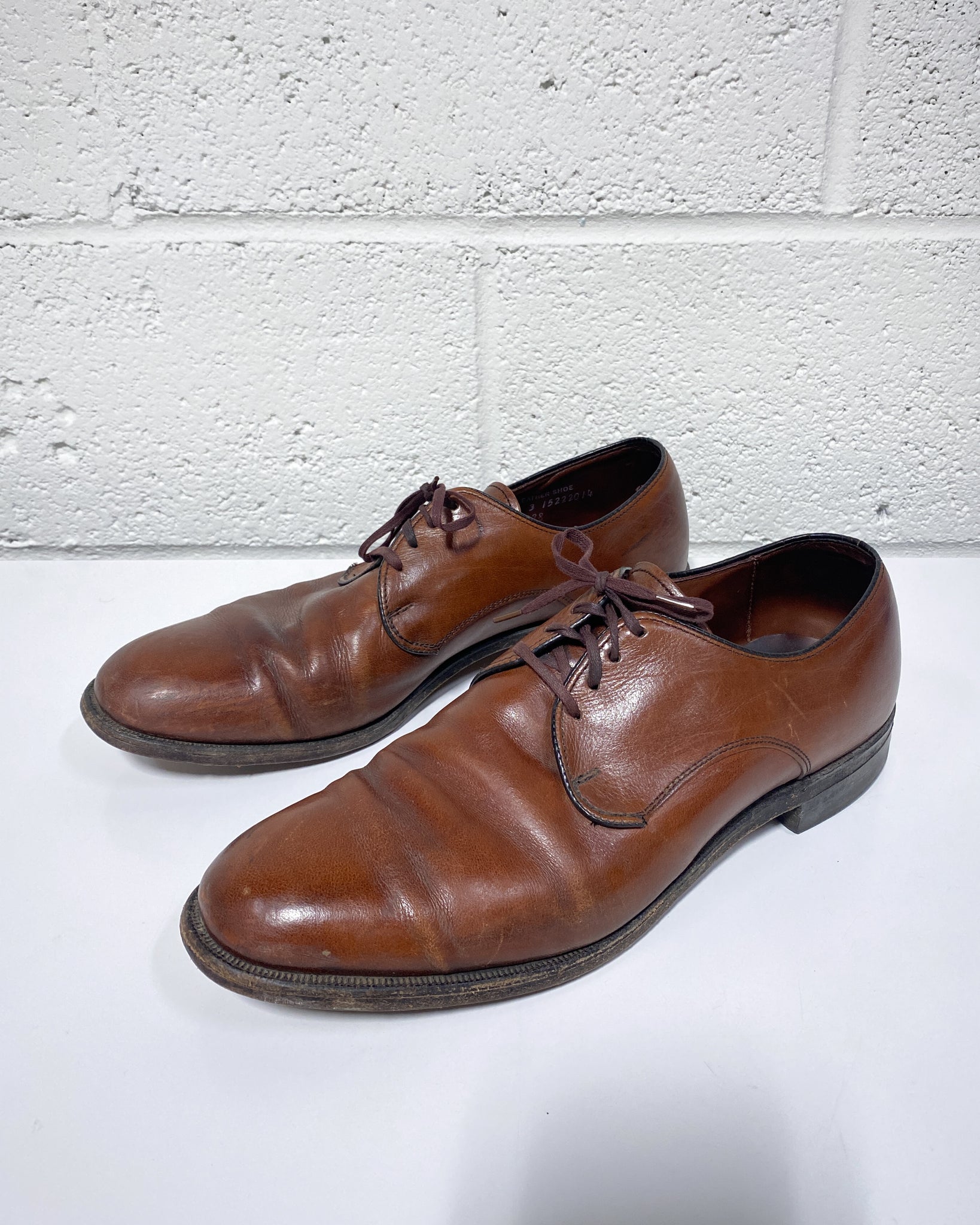 Vintage Brown Men's Leather Shoes (10D) Sunbeam Vintage Vintage Brown Men's Leather Shoes (10D) Sunbeam Vintage