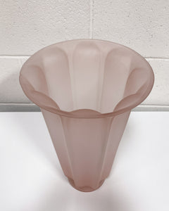 Balos Mouthblown Glass Pink Tall Vase