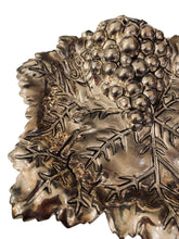 Load image into Gallery viewer, Silver Plated Grapes and Leaf Trinket Dish
