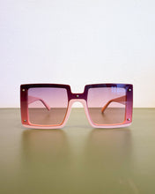 Load image into Gallery viewer, Pink and Purple Rectangular Sunnies
