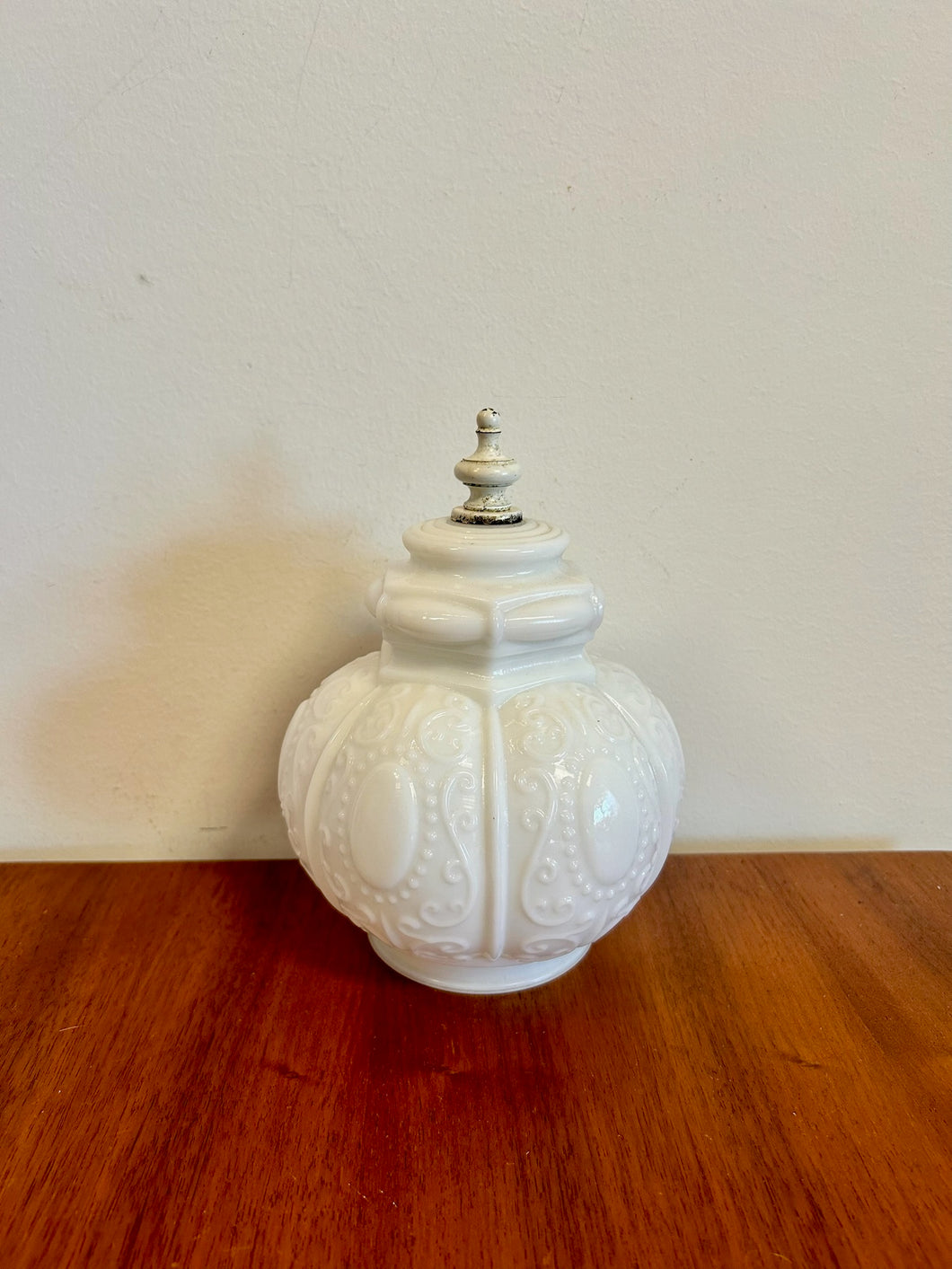 Milk Glass Lamp Bottom