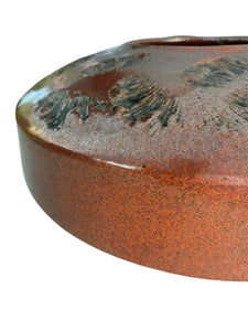 Red Oxide Floating Modernist vase