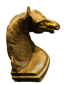 Cast Bronze Equestrian Bookends