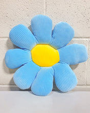 Load image into Gallery viewer, Small Baby Blue and Yellow Flower Pillow
