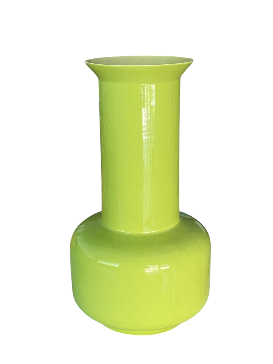 Modernist Lime Green Vase