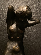 Load image into Gallery viewer, Pierre Bonnard’s bronze tone sculpture Girl Bathing
