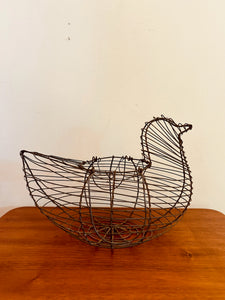 Wire Chicken Egg Basket