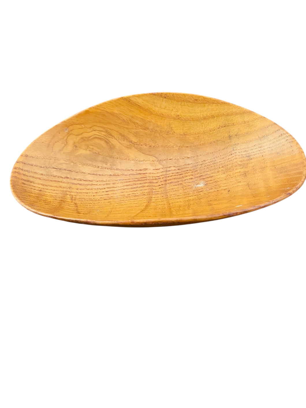 Finely Carved Elm Wood Catchall