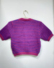 Load image into Gallery viewer, Purple and Berry Knit Cardigan
