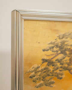 Gold Hand Painted Mirror