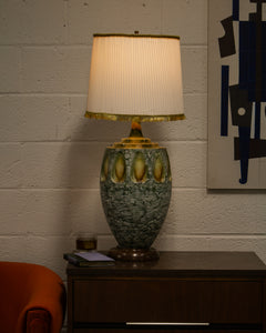 Yellow Glaze MCM Lamp