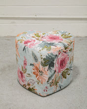 Load image into Gallery viewer, Heart Vintage Floral Ottoman
