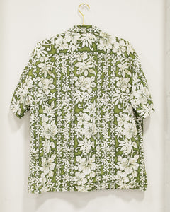 Vintage Green Hawaiian Shirt XL