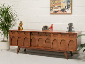 Scandinavian Credenza With Angled Legs