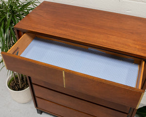 American Walnut Highboy Dresser