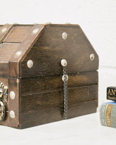 Vintage Treasure Chest Trinket Box