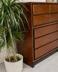 American Walnut Highboy Dresser